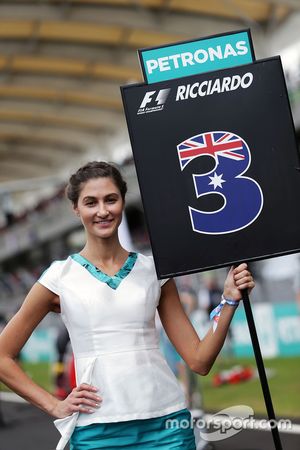 Chica de la parrilla, Daniel Ricciardo, Red Bull Racing