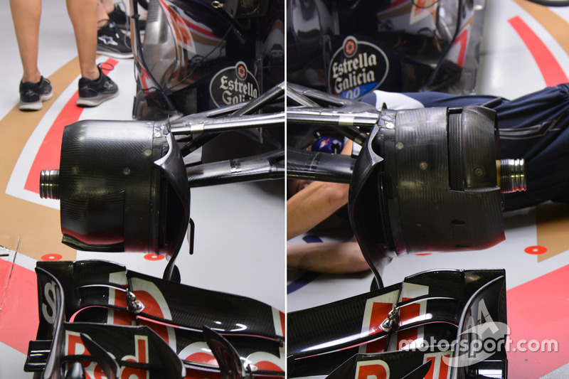 Scuderia Toro Rosso STR11, brake comparison