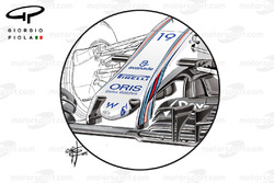 WIlliams FW38 nariz, GP Barhain