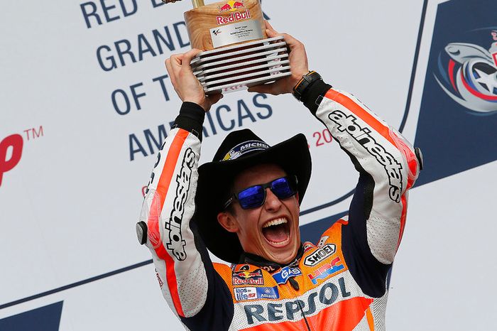 El ganador de la carrera, Marc Marquez, Repsol Honda Team