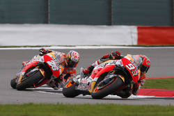 Марк Маркес, Repsol Honda Team, и Дани Педроса, Repsol Honda Team