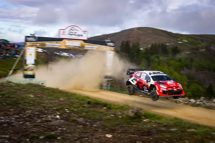 Oliver Solberg, Elliott Edmondson, Toyota Gazoo Racing WRT Toyota GR Yaris Rally1