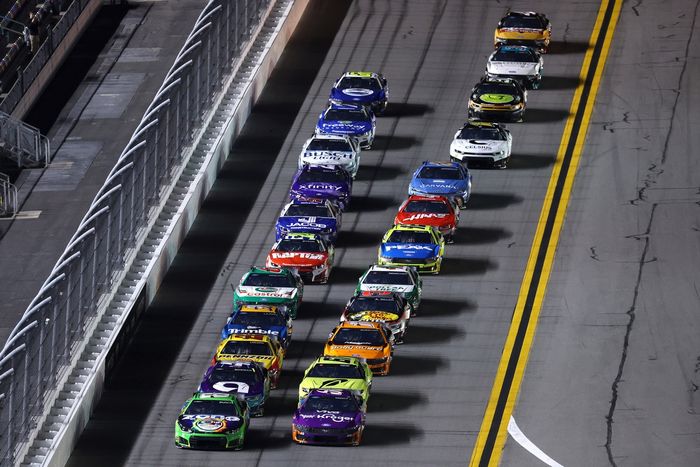 Ryan Preece, RFK Racing Ford, Kyle Busch, Richard Childress Racing Chevrolet