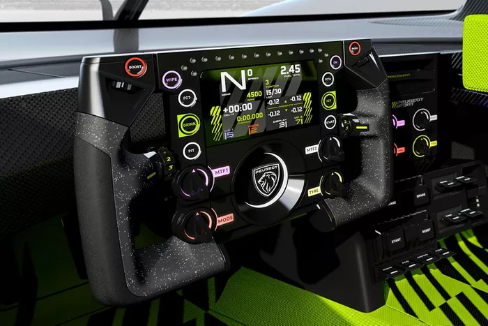 Peugeot Hypercar 9X8, steering wheel