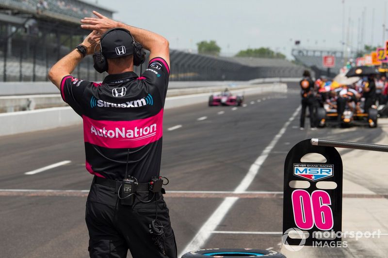 Helio Castroneves, Meyer Shank Racing Honda