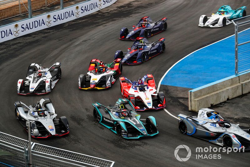Edoardo Mortara, Venturi Formula E, Venturi VFE05, Nelson Piquet Jr., Panasonic Jaguar Racing, Jaguar I-Type 3, Oliver Rowland, Nissan e.Dams, Nissan IMO1