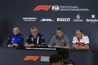 Franz Tost, Scuderia Toro Rosso Takım Patronu, Otmar Szafnauer, Racing Point Force India Takım Patronu, Guenther Steiner, Haas F1 Takım Patronu, Frederic Vasseur, Sauber, Takım Patronu