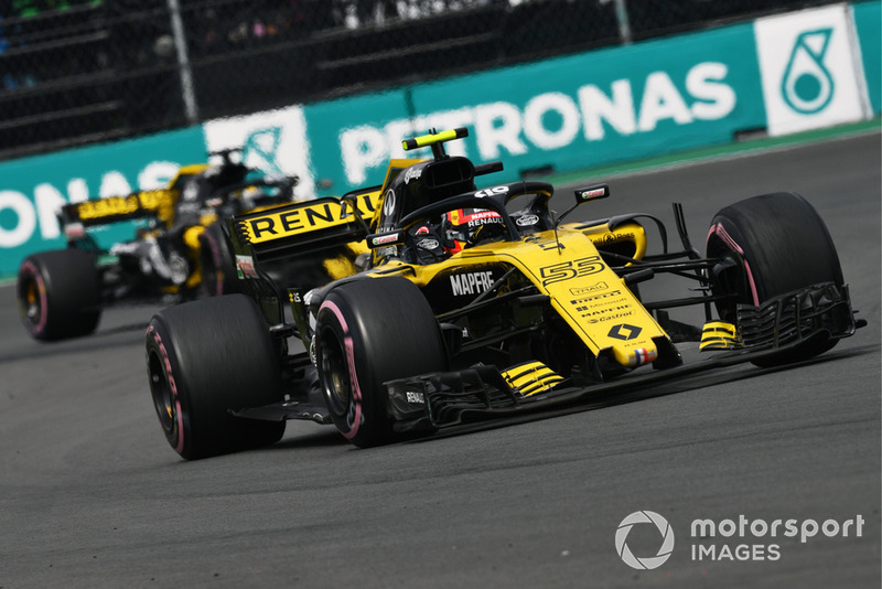 Carlos Sainz Jr., Renault Sport F1 Team R.S. 18 y Nico Hulkenberg, Renault Sport F1 Team R.S. 18