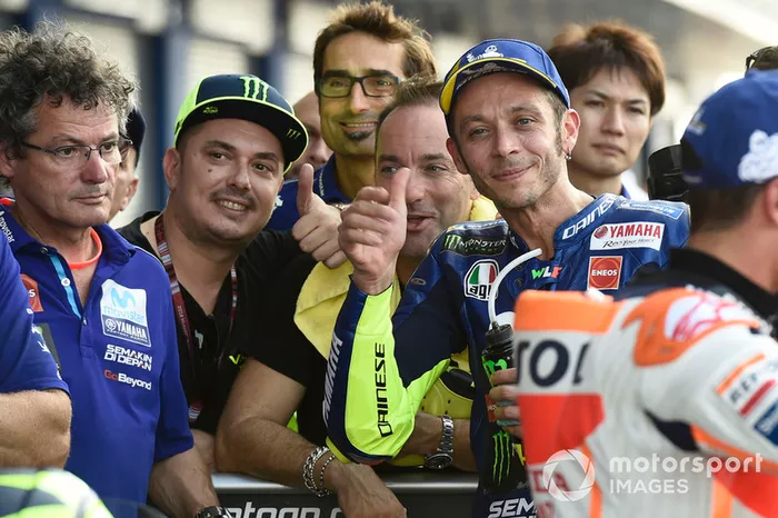 Valentino Rossi, Yamaha Factory Racing, secondo qualificato