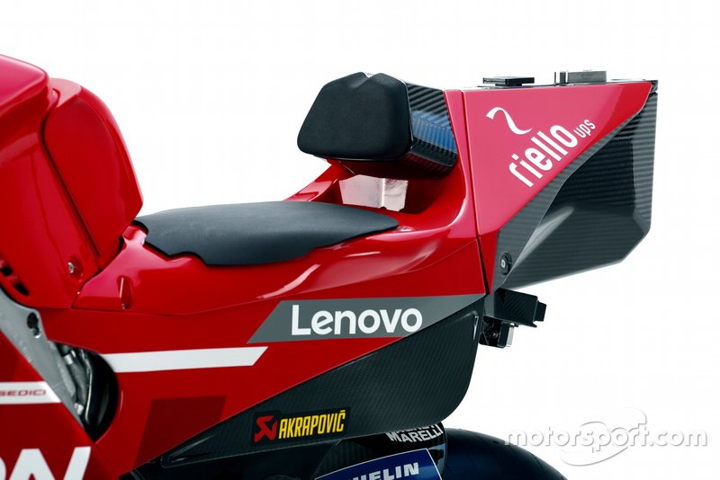 Detalles de la Ducati Desmosedici GP19