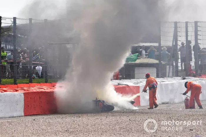 Accidente de Fabio Quartararo, Petronas Yamaha SRT 