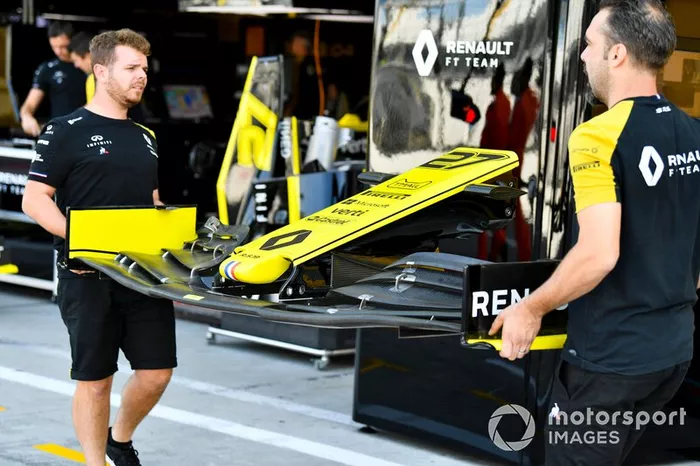 Alerón delantero del Renault R.S.19 