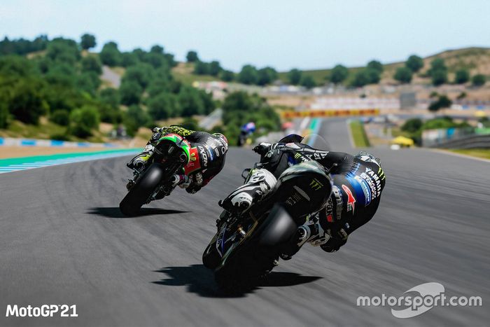 Captura de pantalla de MotoGP21