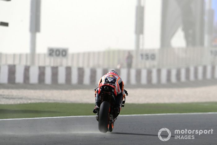 Stefan Bradl, Repsol Honda Team, dust