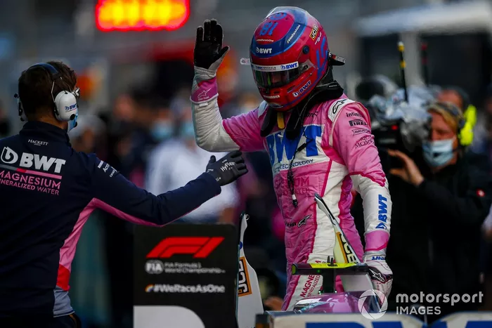 Ganador de la pole Lance Stroll, Racing Point