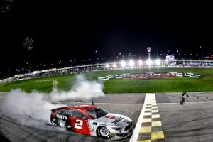 Race Winner Brad Keselowski, Team Penske, Ford Mustang Wurth
