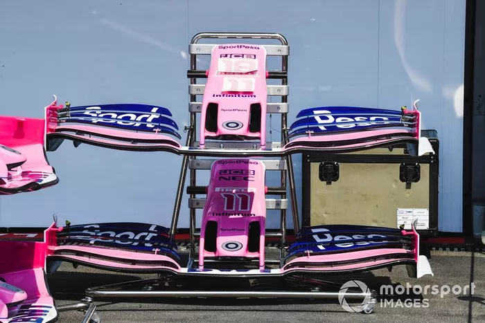 Alerón delantero del Racing Point RP19 
