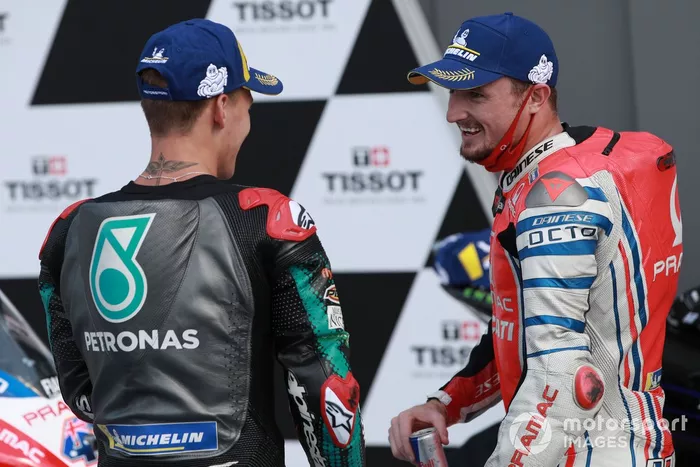 Fabio Quartararo, Petronas Yamaha SRT,  Jack Miller, Pramac Racing 