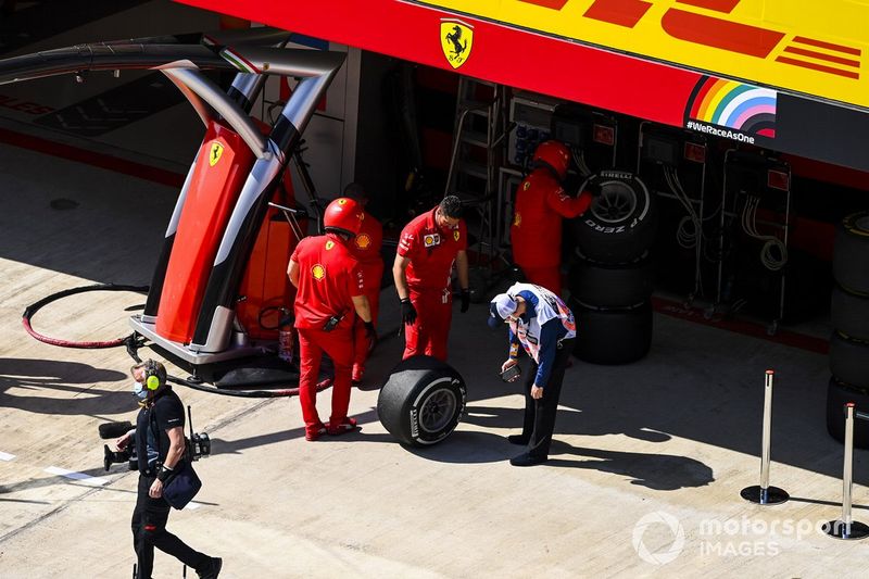 Mecánicos de Ferrari