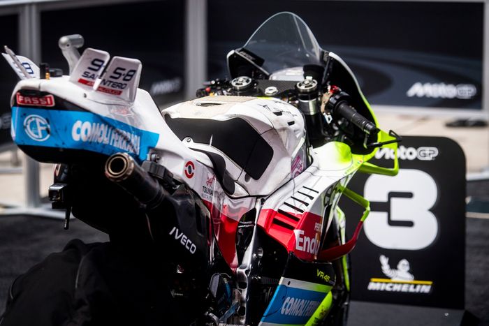 Bike of Franco Morbidelli, VR46 Racing Team