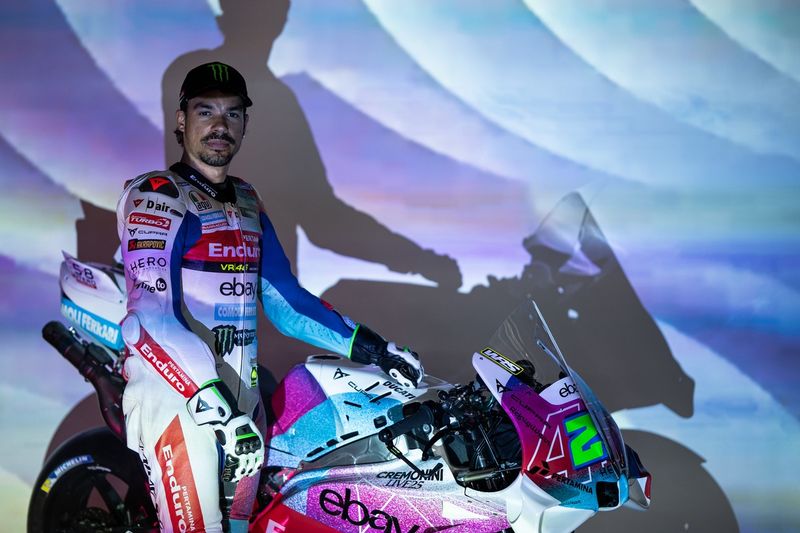 Franco Morbidelli. VR46 Racing Team Cremonini Live 25 librea