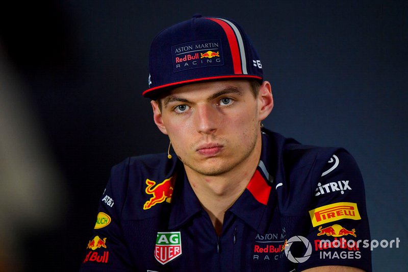 Max Verstappen, Red Bull Racing, durante la conferenza stampa