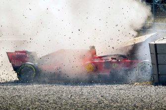 L'accident de Sebastian Vettel, Ferrari