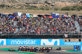 Аварія Хорхе Лоренсо, Ducati Team, на старті гонки