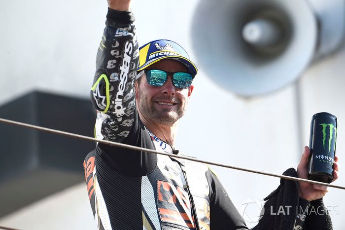 Podio: tercer clasificado Cal Crutchlow, Team LCR Honda