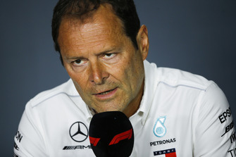 Aldo Costa, Engineering Director, Mercedes AMG, in the Press Conference