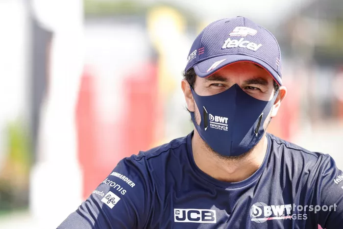 Sergio Pérez, Racing Point con los medios