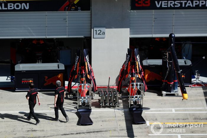 El garaje de  Red Bull Honda