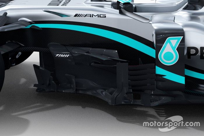 Detalle del Mercedes AMG F1 W11