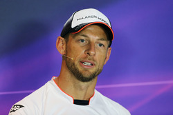 Jenson Button, McLaren in the FIA Press Conference