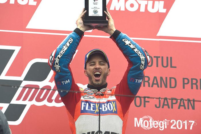 Podium: ganador, Andrea Dovizioso, Ducati Team