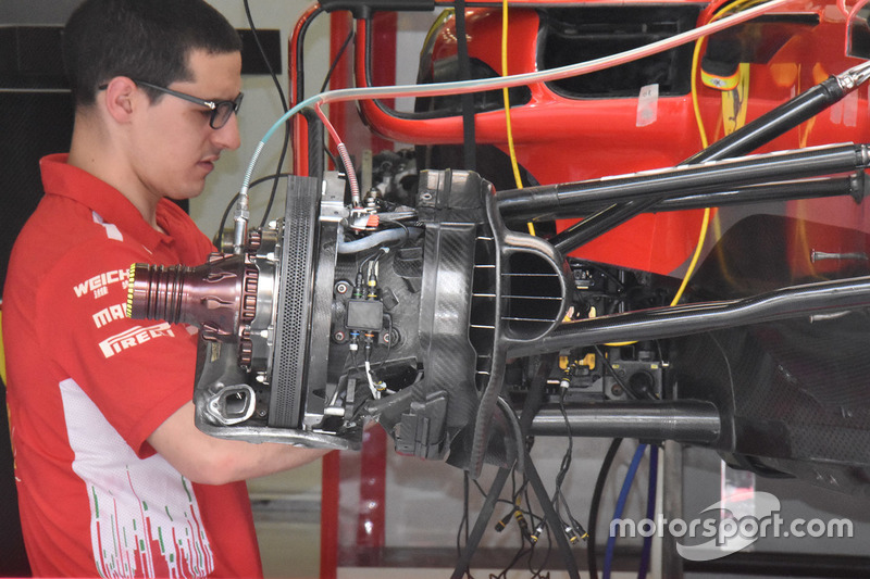 Frein avant de la Ferrari SF71H