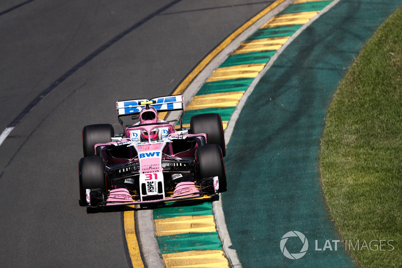 Esteban Ocon, Force India VJM11 Mercedes