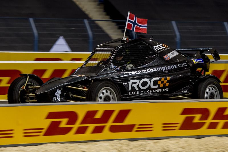 Petter Solberg del equipo Nórdico en el ROC Car