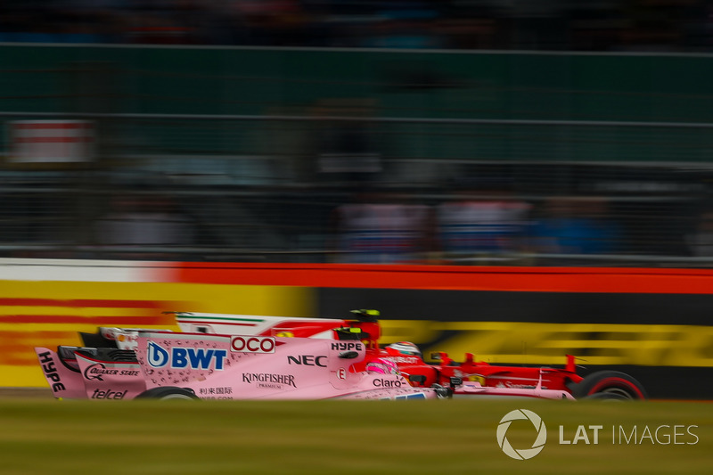 Естебан окон, Sahara Force India VJM10, Кімі Райкконен, Ferrari SF70H