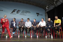 Maurizio Arrivabene, Teamchef, Ferrari;Monisha Kaltenborn, Teamchef, Sauber; Günther Steiner, Teamch
