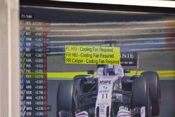 Red Bull Racing RB13 garage screen instructions