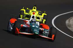 Sebastian Saavedra, Juncos Racing Chevrolet, Simon Pagenaud, Team Penske Chevrolet