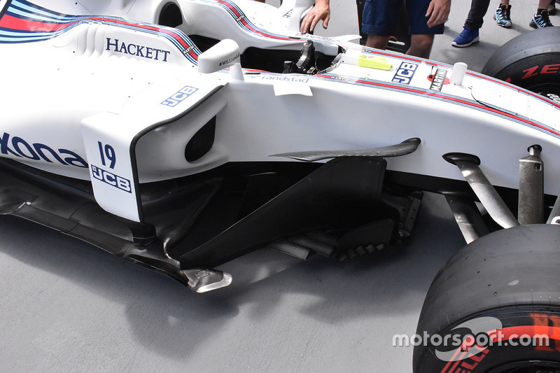 Детали средней части Williams FW40