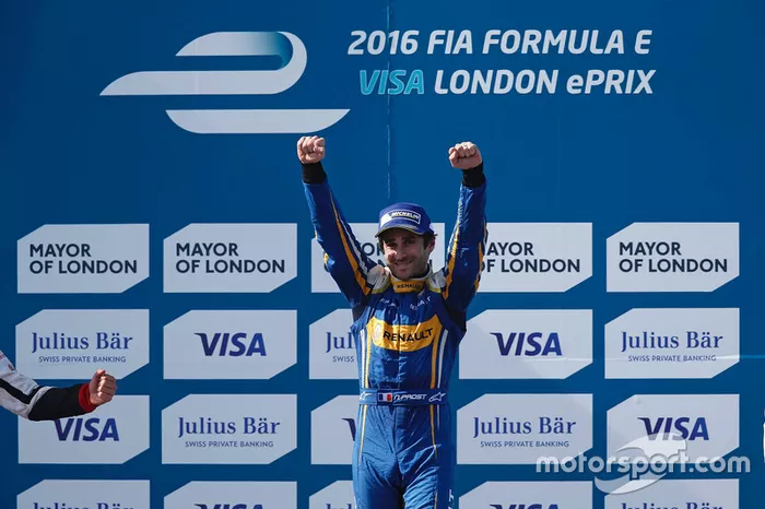 Ganador de la carrera Nicolas Prost, Renault e.Dams