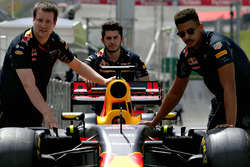 Des mécaniciens Red Bull Racing