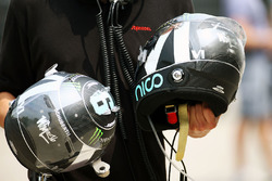 Casco de Nico Rosberg, Mercedes AMG F1 Team