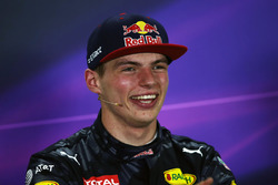 Sieger Max Verstappen, Red Bull Racing bei der FIA Pressekonferenz