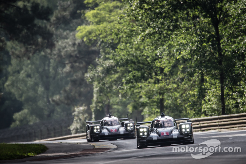 3. #1 Porsche Team Porsche 919 Hybrid: Тімо Берндхард, Марк Веббер, Брендон Хартлі