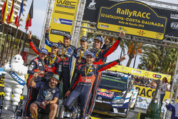 Sieger Sébastien Ogier, Julien Ingrassia, Volkswagen Polo WRC, Volkswagen Motorsport; Daniel Sordo,