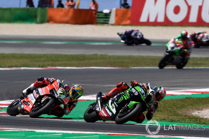 Tom Sykes, Kawasaki Racing, Chaz Davies, Aruba.it Racing-Ducati SBK Team